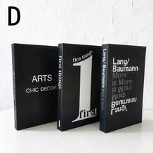 3pcs Minimalist Faux Books Decor, Paper Folding Style, Nordic Modern Decorative Books, Suitable For Cafe, Display, Photography Props, Not Real Books, Cannot Store Items Inside, Ideal For Valentine's Day Gift