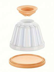 1/4pcs Pudding & Mousse Cake Mold Set - Durable ABS Plastic Baking Tools For Jelly, Panna Cotta, Custard & Chocolate Desserts