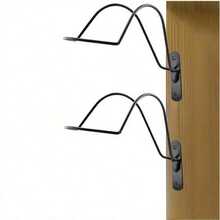 2pcs/1 Pair Iron Alloy Equestrian Helmet Rack, Wall Mounted Multi-Function Holder, Suitable For Horse Riding, Motorcycle, Bicycle, Baseball Helmets Storage - Compatible With Various Sports Helmets