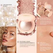 Lakerain 丝绒高光粉，自然光泽修容提亮妆容 - 彩色 - 查看 4