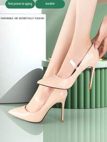 1 Pair Women's Invisible High Heel Shoe Straps, Transparent Shoe Laces To Prevent Slipping