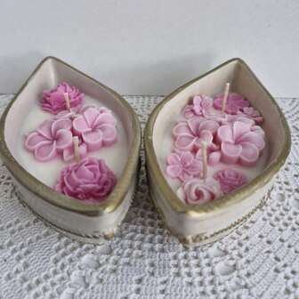 DIY树脂模具小船形首饰收纳盒、石膏水泥模具、绳船、蜡烛杯收纳托盘、镜面硅胶模具