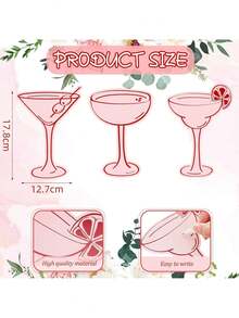 3 mẫu thiệp ghi tên màu hồng, phù hợp cho tiệc cocktail, sắp xếp chỗ ngồi ăn tối, tiệc cô dâu, tiệc cưới. - Nhiều màu - Xem 3