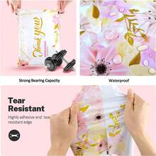 40pcs Mixed Packaging Bags & Poly Mailers, Shipping Bags, Plastic Bags For Packaging, Waterproof And Multi Purpose Packaging Bags For Small Business, Shipping Bags For Clothing Boutique Supplies With Self Seal Strip, Fashionable Floral/Leopard/Marble/Bow Prints Poly Mailer Shipping Bags For Transportation Back To School,Clothing, Books, Daily Essentials, Mixed Size - 混色-大號(40pcs) - 查看 5