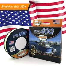 40G Super Round Braided Fishing Line USA Made - High Strength-To-Diameter Ratio, Smootono Feel, 8 Fiber Bundle Over-Braiding, No Fluff Design,31250829 - Hot Pink - View 6