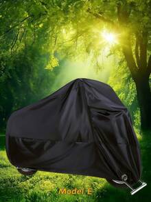 四季通用190T牛津布防水摩托车罩 - 防尘、防紫外线、防雨、防晒，适用于室内外踏板车、自行车、摩托车 - 高强度EVA材质，也适用于电动自行车和自行车 - 彩色 - 查看 8