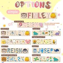 (CUSTOMIZED)1pc Customized Wooden Puzzle,1st Birthday Gift For Toddlers,Preschoolers Toys For 1,2,3,4,5,6 Years Old Children,Montessori Toys For Kids,Early Education Toys For Boys,Cognitive Toys For Girls,Beatiful Color Suitable Girls,Personalized Name Puzzle,Customized 3D Alphabet Jigsaw Puzzle, - Peach Brown - View 5