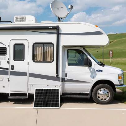 50W 12V Solar Battery Charger Maintainer, Mono Solar Panel Trickle Battery Charger With Upgraded MPPT Controller, IP65 Waterproof For Car Boat RV Trailer Flat Rooftop (Bracket Not Included)