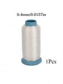 1pc 100% Nylon Monofilament Sewing Thread, Multipurpose For Quilting, Blind Stitching, Suitable For Various Fabrics, Machines And Handcrafting, DIY Jewelry Making, Beading, Fishing Line, Net Making, Multiple Sizes Available - Transparent - View 14