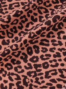 10pcs Women's Seamless Leopard Print V-Shaped Waistband Briefs, Comfortable Skin-Friendly Fabric Ladies Panties - Multicolor - View 4