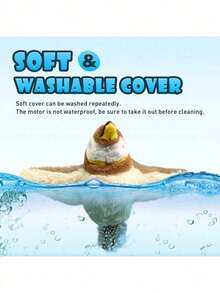 1pc Random Color Migipaws Cat Doll, Interactive Realistic Mockingbird Flying Flapping Doll With Cat, Feather Suspended By Elastic Cord, Auto Chirping Sound, Suitable For Indoor Cat Self-Play. Sparrow Bird Plush Pet Doll, Bite-Resistant And Durable, Squeaky Cat Doll. - Multicolor - View 16