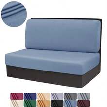 1Set/2sets Stretch RV Dinette Cushions Covers Spandex Thin Cloth Outdoor Couch Cover Restaurant Seat Covers Bench Backrest Cover RV Camper Car Decor - Multicolor - View 2
