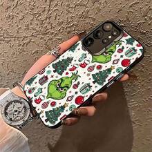 Funda para teléfono  What a Christmas What Joy Compatible con fundas para teléfonos   17  16 Pro Max  15 Pro Max  13 y  12 Fabricada en material TPU, proporciona protección contra golpes y caídas. Es un gran regalo para familiares, amigos, novios, novias y Halloween. - Color mixto 4 - Ver 3