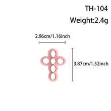 Inlaid Gemstone Series Polymer Clay Cutter Clay Cutting Molds Earring Jewelry DIY Handmade Cutting Molds For DIY Earrings & Crafts, Perfect For Handmade Decorations, Jewelry Making Tools ﻿