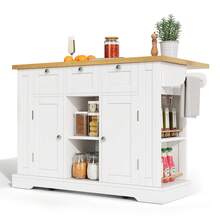 Kitchen & Dining Furniture - Vit+Natur + MDF + Kök - Visa 3