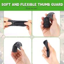 Catcher's - Protector de pulgar para béisbol y sóftbol, protector de pulgar de béisbol de silicona, equipo de entrenamiento para mano izquierda/derecha compatible para reducir lesiones en la - Mediano/Infantil - Ver 6