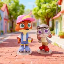 Miniso Bộ sưu tập mô hình nhân vật Disney Zootopia Partner Disguise Series dạng hộp bí ẩn, vật trang trí bàn làm việc lý tưởng và đồ chơi sưu tầm, mô hình PVC nhiều nhân vật dễ thương, đồ trang trí bàn làm việc và quà tặng sưu tầm (1 mô hình giao ngẫu nhiên) - Nhiều màu - Xem 10