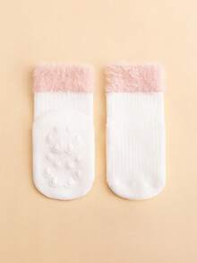 3 Pairs Baby Christmas Red Fringe Socks Set, Suitable For Boys And Girls, Warm For Winter Holiday, Great Gift For Grandchildren - Multicolor - View 7