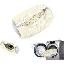 1pc Reusable Shoe Cleaning & Drying Bag For Washing Machine, Suitable For Washer And Dryer (White) - Heavy Duty Protective Laundry Mesh Pouch For Sneakers Trainers Canvas Athletic Shoes, Breathable Zipper Closure With Reinforced Seams For Gentle Agitation, Washer-Friendly Shoe Protector And Delicates Organizer, Quick Dry Venting For Dryer Use, Travel Shoe Storage, Closet Organizer, Home Laundry Care Essential, Gift-Ready Item For Back To School, Thanksgiving And Christmas Holiday Prep - Multicolor - View 2