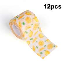 12 rollos de vendas adhesivas para tatuajes | Adecuado para máquinas de tatuaje, lesiones deportivas y uso veterinario | Halloween, vendas para tobillos, rodillas y primeros auxilios para mascotas, adecuado para artistas del tatuaje, atletas y principiantes, rollos de vendas elásticas, cinta adhesiva, adecuado para máquinas de tatuaje, cinta deportiva, vendas veterinarias, cinta para tobillos, adecuado para rodillas, dedos, tobillos, palmas, para ayudar a los kits de tatuajes temporales de mascotas, Día de la Madre - Multicolor - Ver 21