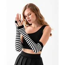 Bamboo Arm Warmers Arm Sleeves For Women And Men Made In Turkey - 多色286 - 查看 2