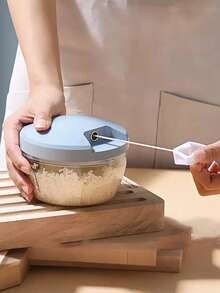 1pc Handheld Garlic Crusher Household Garlic Mincer Manual Garlic Chopper Garlic Paste Maker Easy Pull Garlic Grinder Shrimp Cutter And Chopper Kitchen Tool For Cooking And Food Preparation