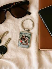Customized Keychains, Personalized Photo Keychains, Photo Gifts, Personalized Keychain Gifts, Anniversary Gifts, Unique Couple Gifts ,For Family - Multicolor - View 6