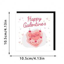 1 tấm thiệp ngày Galentines, thiệp Galentines tặng bạn thân, quà tặng Galentines, thiệp Galentines tặng bạn bè, thiệp ngày Palentines, ngày Galentines, lễ tình nhân - Nhiều màu - Xem 7