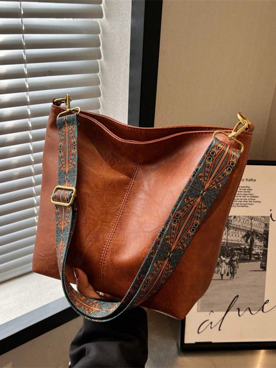 Boho üslublu çiyin çantası