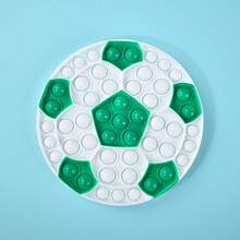 Schwarz-Weiß Fußball Bubble Druckentlastungs-Puzzle-Spielzeug, Fidget-Spielzeug, beliebtes Bubble-Stressabbau-Spielzeug, geeignet für Erwachsene und Kinder, Party-Dekorations-Geschenke für Weihnachten, Halloween, Entspannung Spielzeug, Geschenke zum Fest für Jungen und Mädchen, Drück- und Knall-Spiele für Kinder und Erwachsene