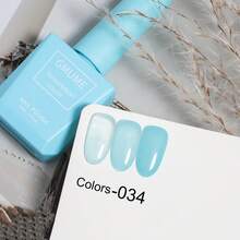Jelly Gel Polish Set Fall Colors Translucent Ice Jelly Gel Nail Polish For Women All Seasons Red Green Blue Pink Nail Manicure Kit Salon DIY At Home Christmas Gifts For Women Same Color Same Bottle 15ml 0.5floz - 彩色 - 查看 71