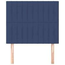 vidaXL Testiera blu 80x5x118/128 cm in tessuto - Blu - Visualizzare 3