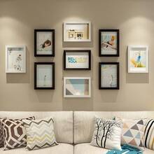 2025 New Multi-Frame Photo Wall, 5", 6", 7", 8", 10" Creative High-End 9-Grid Combination Photo Frame, Wall Hanging Photo Print