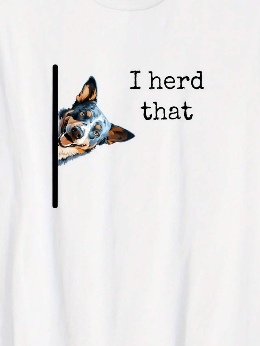Funny  Herd That Australian Cattle Dog Blue - 白色 - 查看 1