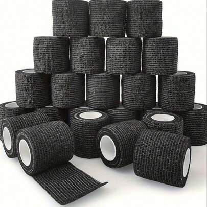 3/4/6/8/12/24 miếng Băng dính tự dính 5cm*4,5m, Băng dính thoáng khí, Băng dính tự dính đàn hồi cho thể thao