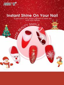 一步式凝胶指甲油笔 3合1 UV凝胶美甲笔 无需底油和封层 需要美甲工具 - 彩色 - 查看 4