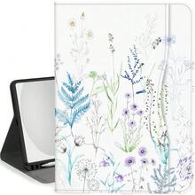 Case For IPad (A16) 11th Generation 11 Inch 2025, IPad 10th Generation Case 10.9 Inch 2022 Kickstand Auto Sleep Cover With Pencil Holder & Pocket, Blue Flowers,BlueFlowers - BlueFlowers - View 1