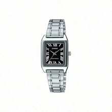 Casio Minimalist Square Quartz Watches For Women Waterproof Stainless Steel Wristwatch Valentine's Day Gifts - Black - View 9