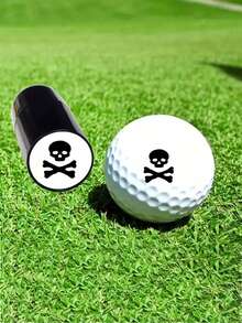 1pc Golf Ball Stamps, Waterproof, Quick-Drying, Colorfast, And Rub-Resistant Markings For Identification Purposes. - Multicolor - View 2