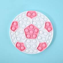 Schwarz-Weiß Fußball Bubble Druckentlastungs-Puzzle-Spielzeug, Fidget-Spielzeug, beliebtes Bubble-Stressabbau-Spielzeug, geeignet für Erwachsene und Kinder, Party-Dekorations-Geschenke für Weihnachten, Halloween, Entspannung Spielzeug, Geschenke zum Fest für Jungen und Mädchen, Drück- und Knall-Spiele für Kinder und Erwachsene