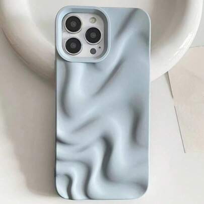 Ốp lưng silicon gợn sóng bất đối xứng tối giản màu hồng, đen, xanh dương, gợn sóng bất đối xứng kiểu Y2K, chống sốc, họa tiết sóng bất đối xứng, silicon mờ, họa tiết sóng 3D bất đối xứng, 1 chiếc, cao cấp, đơn giản, màu trơn, tương thích với iPhone 15/15 Pro Max/15 Pro/15 Plus/11/12/13/14/16 Pro Max/XS/XR/11 Pro/11 Pro Max/12 Pro/12 Pro Max/13 Pro/13 Pro Max/7 Plus/14 Pro/14 Pro Max/14 Plus/16 Pro/16 Plus/7 Plus/8 Plus/8/SE2, màu đen, hồng, đỏ tía, xanh dương, chống nước, chống rơi, chống trầy xước, quà tặng sinh nhật.