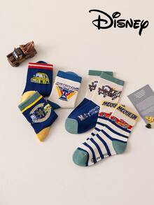 Disney 10/5 正品汽车圣诞儿童袜，新年加厚礼物袜，男童冬季卡通圣诞新年动漫袜，女童袜，家居拖鞋，创意礼品袜，儿童袜 - 彩色 - 查看 8