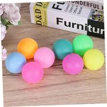 50 Piezas Bolas de Pong de Coloridas para Entrenamiento Fiesta Pelotas Pequeñas Livianas para Competencia y Entretenimiento - 1 - Ver 8