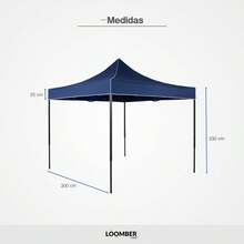 Toldo Plegable Loomber Padua Azul - Azul - Ver 3