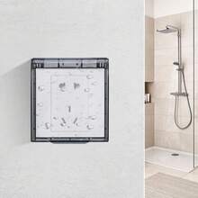 Ciieeo Cubierta Impermeable Para Enchufe Tipo 86 Protector De Eléctricas Para Baño Caja De Enchufe Resistente Al Agua Fácil Instalación Para Hogar Oficina Hotel - 1 - Ver 6