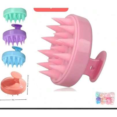 scova De Shampoo De Silicone Macio Limpa E Remove Caspa , Massageia O Couro Cabeludo Alivia Coceira