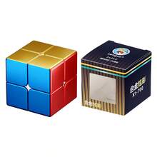 SENGSO Metal Speed Cube 2x2x2 3x3x3 Alloy Phantom Colour Stickerless Puzzle Professional Competition Cube Educational Toys - Multicolor - View 10