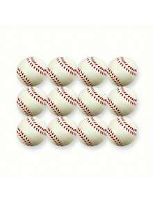 12pcs Full Print Ball Mini Decompressing Toys, Sponge Rebound Basketball Football Baseball Tennis,Packaged And Shipped At Random - Multicolor - View 11