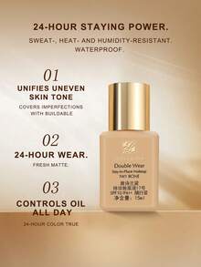 Estée Lauder Kem nền Estee Lauder Double Wear Stay-In-Place Makeup SPF 10 - 1W1 Bone - 15ml - tối thiểu 1w1 15ml - Xem 5