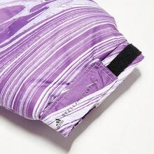 Adidas Áo khoác có mũ trùm đầu thoải mái, rộng rãi, thoáng khí dành cho nữ HG6899, Thu/Đông - Trắng/Tím chuyển màu/Tím sáng - Xem 5